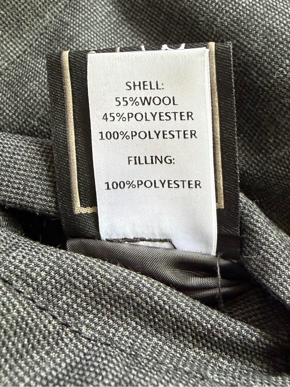 Jos. A. Bank Men's Reversible Quilted Vest in Charcoal - M - Picture 8 of 11